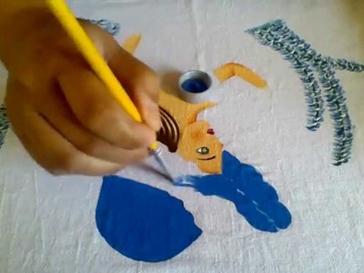 Ensinando a pintar boneca parte 3