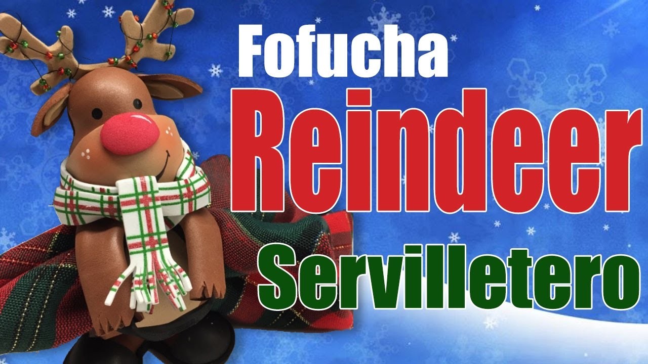 Fofucha Venado Servilletero - Reindeer Napkin Ring