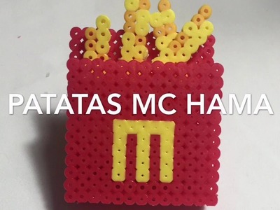 Hama beads  3d Patatas fritas MC
