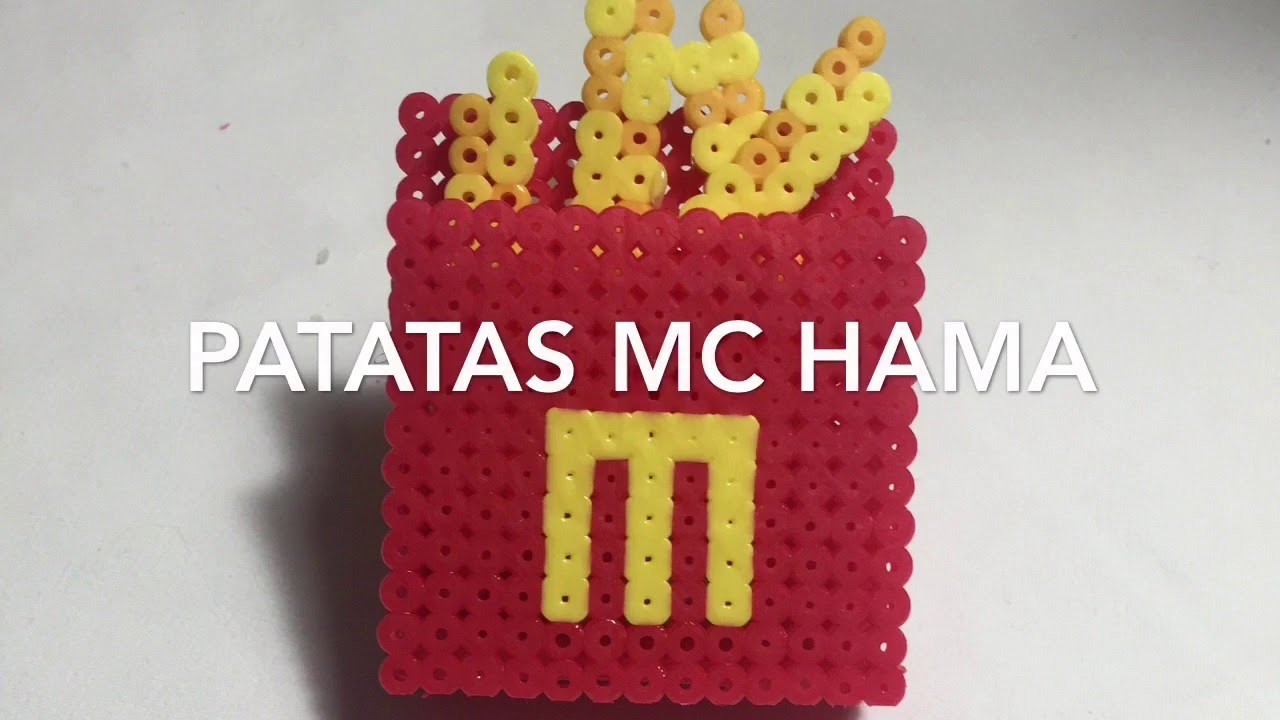Hama beads  3d Patatas fritas MC