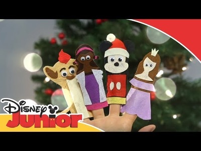 Manualidades de Navidad: Tutorial - Marionetas para los dedos | Disney Junior Oficial