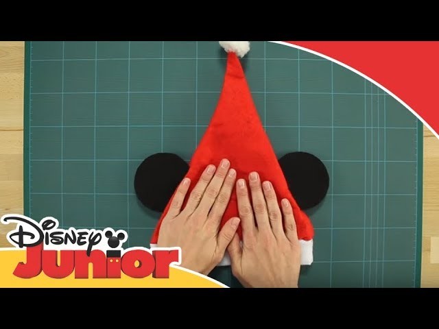 Manualidades de Navidad: Tutorial - Gorro de Navidad de Mickey | Disney Junior Oficial