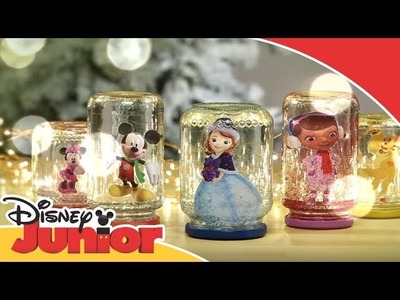 Manualidades de Navidad: Tutorial - Bola de Nieve | Disney Junior Oficial