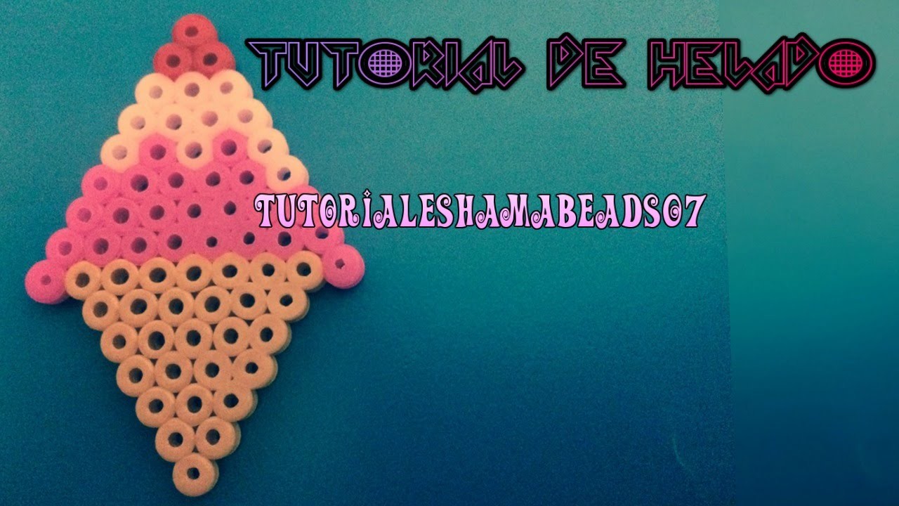 Tutorial de Helado Hama Beads