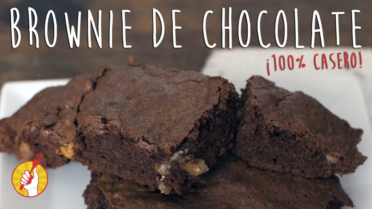 Brownies de Chocolate con Nueces Casero | Receta Fácil | Tenedor Libre