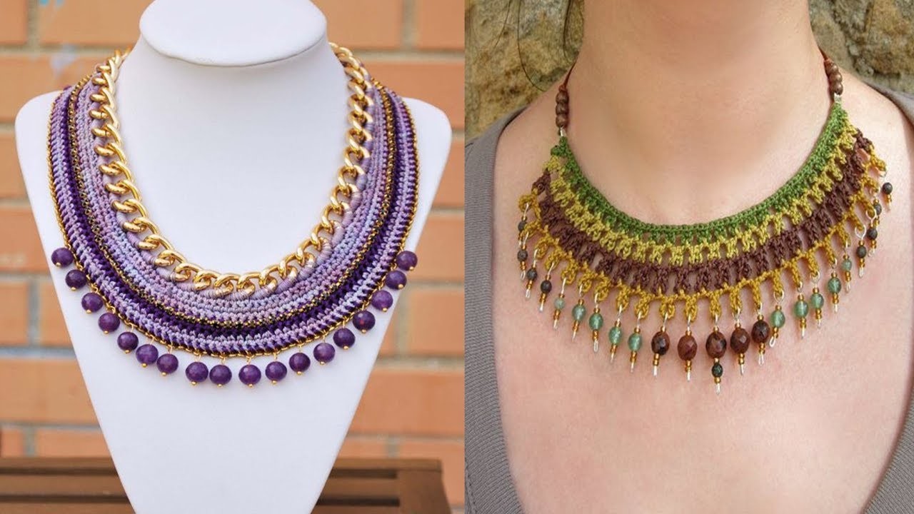 COLLARES _ TEJIDO A CROCHET _ PARA DAMAS