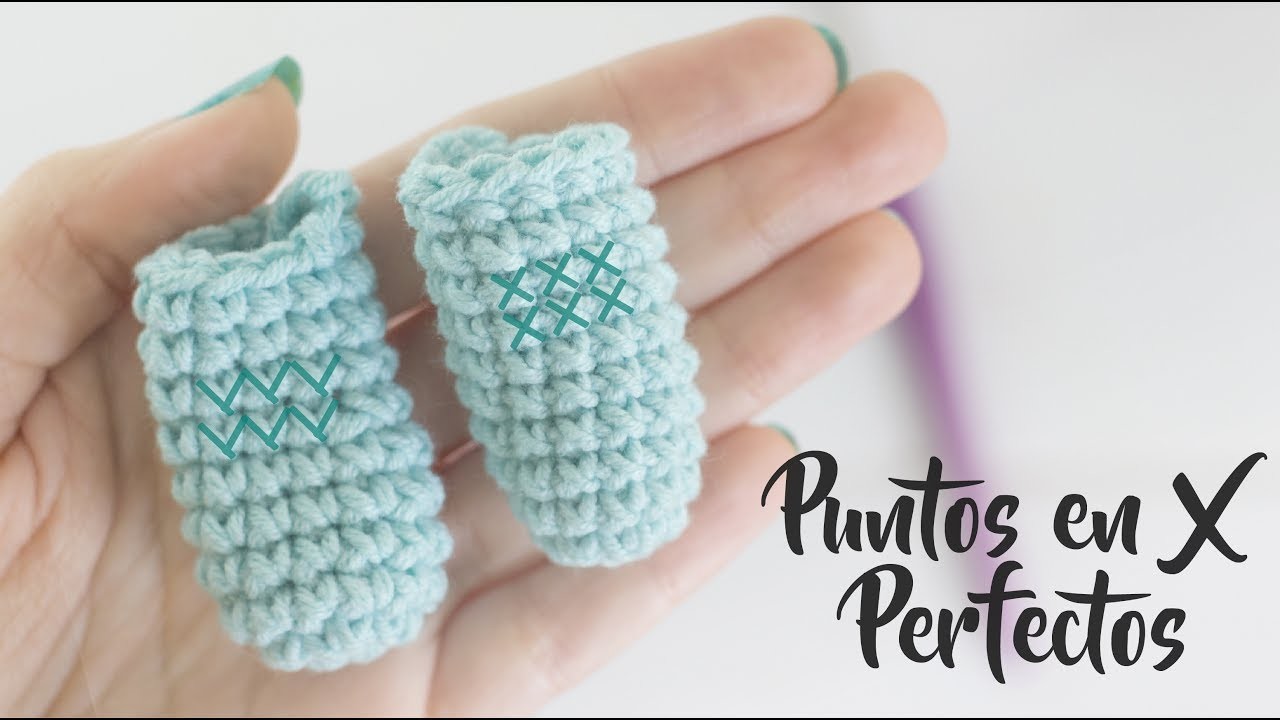 Como conseguir los Puntos en X perfectos - Crochet y amigurumi