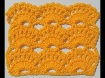 Crochet: Punto Abanico # 14