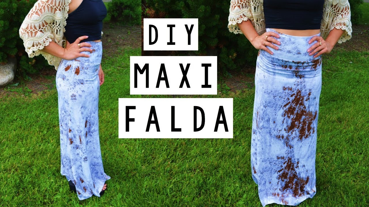 DIY - MAXI FALDA MUY FACIL - TUTORIAL | Danii's Ways ♡
