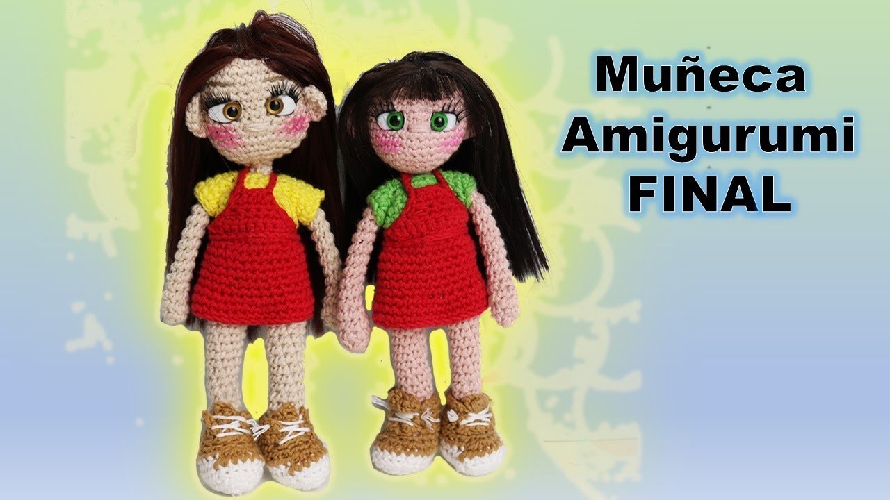 Muñeca amigurumi a crochet paso a paso, tutorial parte 3 DIY