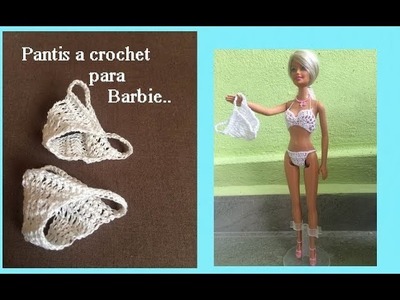 Pantis a crochet para Barbie????