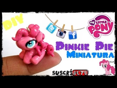Pinkie Pie Miniatura. My Little Pony. Arcilla Polimerica. Tutorial. DIY