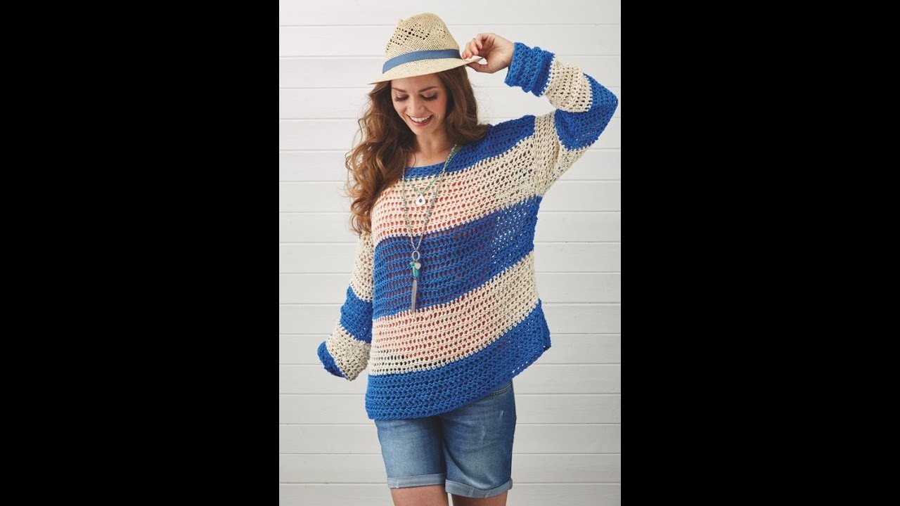 Top 10 crochet jumper or sweater- Jersey de ganchillo tejidos