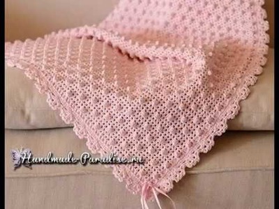 Top 10 mantas de bebé a ganchillo- Crochet baby blanket