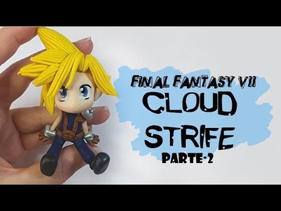 Cloud Strife - Final fantasy VII - Polymer Tutorial | FIMO | PORCELANA | PLASTILINA