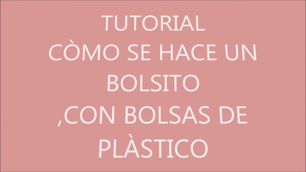 Còmo hacer un bolso con bolsas de plàstico recicladas a crochet