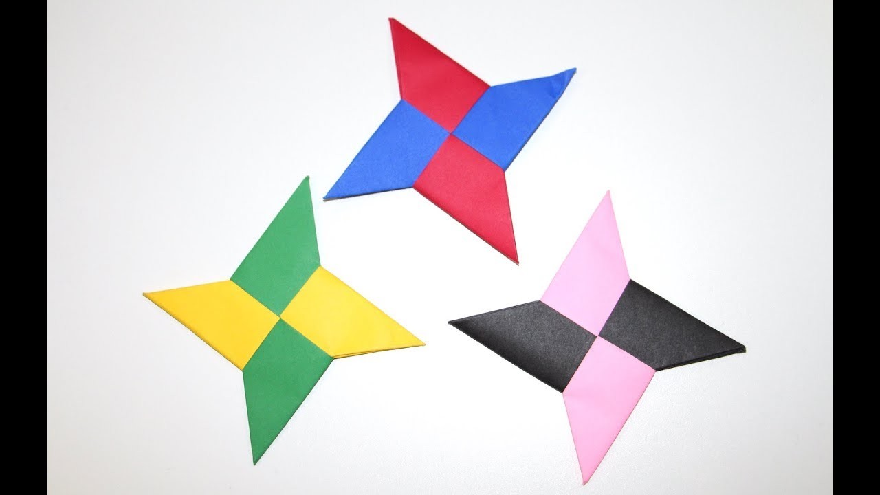 Como hacer una Estrella Ninja - Origami