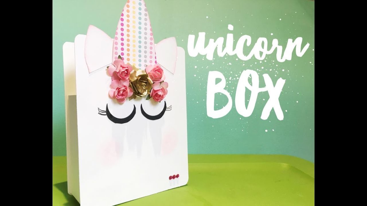DIY Easy Unicorn Favor.Gift Box