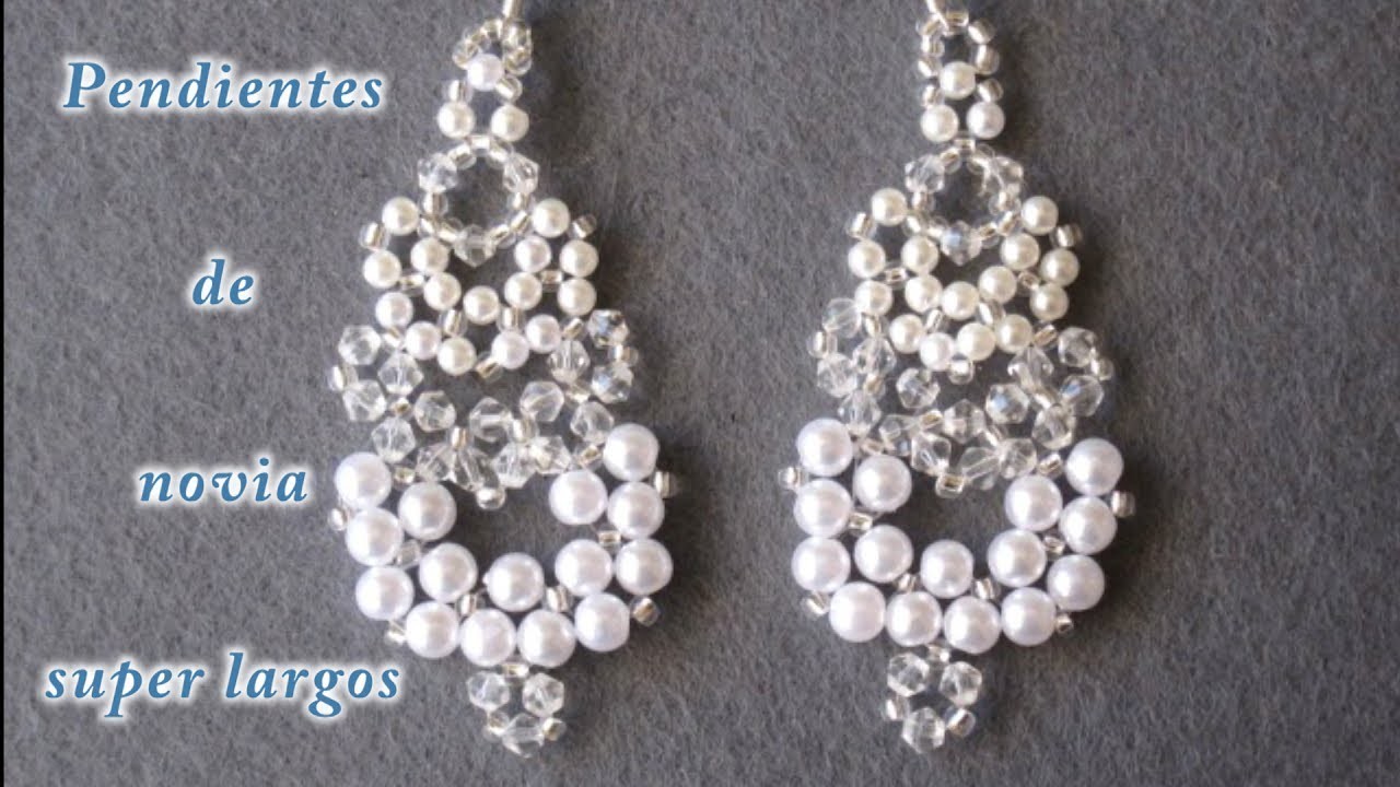 # DIY -Pendientes de novia super largos - Super long wedding earrings