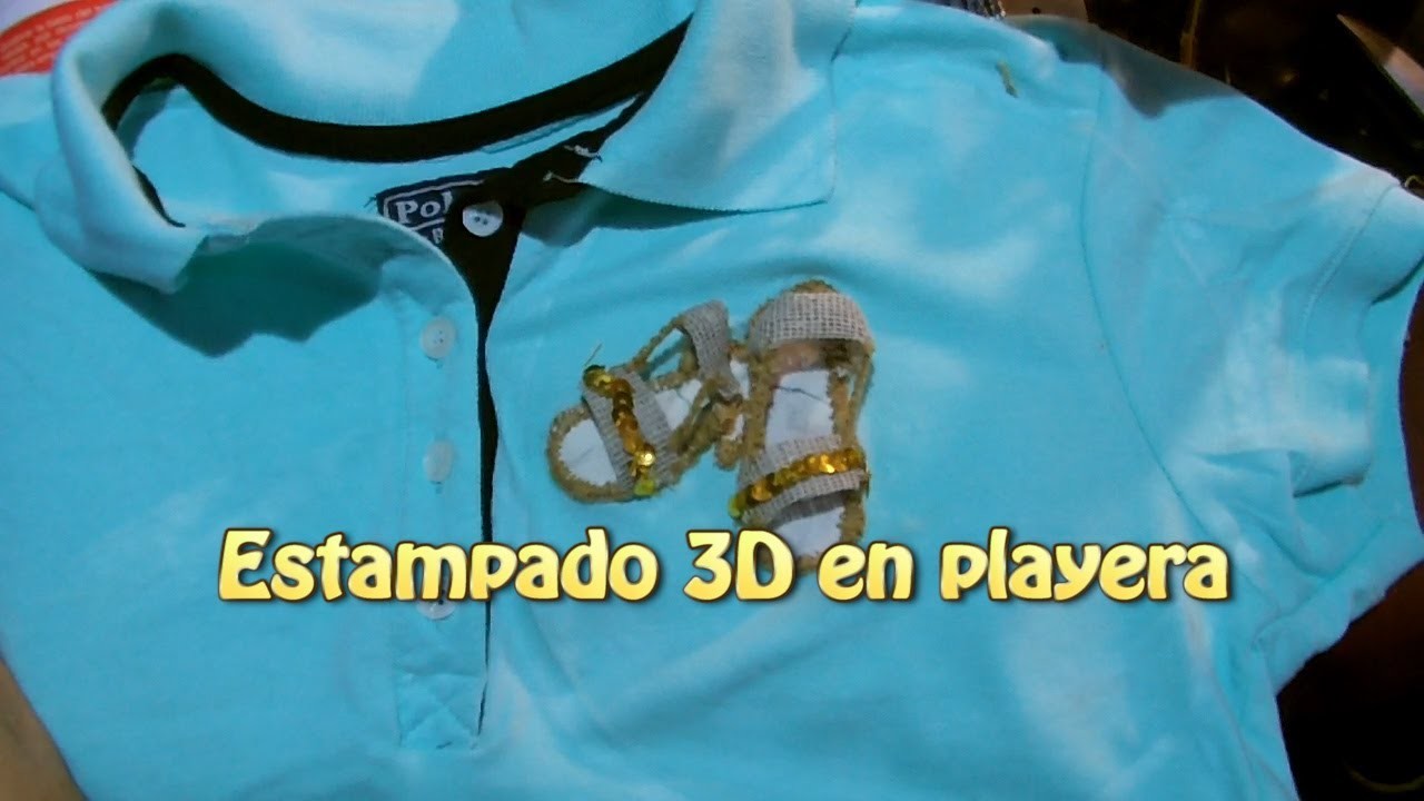 Estampado 3D en playera |Creaciones y manualidades angeles