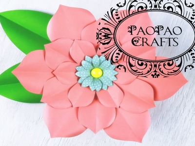 Flor de papel | Moldes GRATIS | Flores de papel | Paper flowers | Free templates