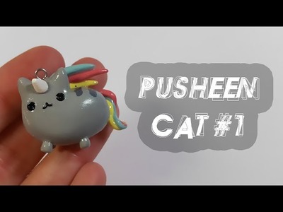 Gato Pusheen #1 Polymer Tutorial | FIMO | | PORCELANA |