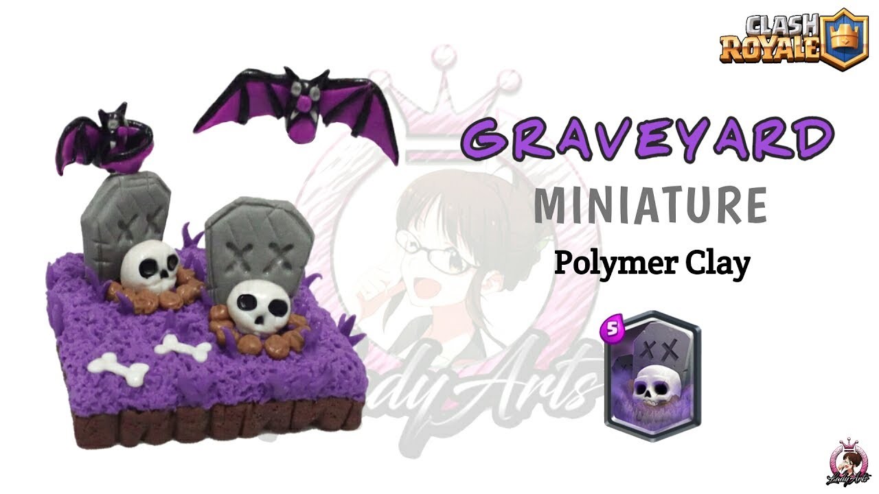 Graveyard | Clash Royale | Polymer Clay Tutorial