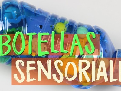 ¡botellas sensoriales para bebés en 60 segundos! ¡Manualidades para bebés!