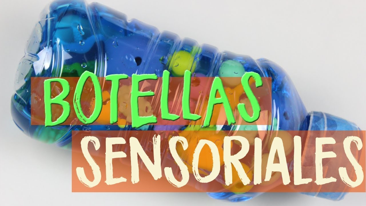 ¡botellas sensoriales para bebés en 60 segundos! ¡Manualidades para bebés!