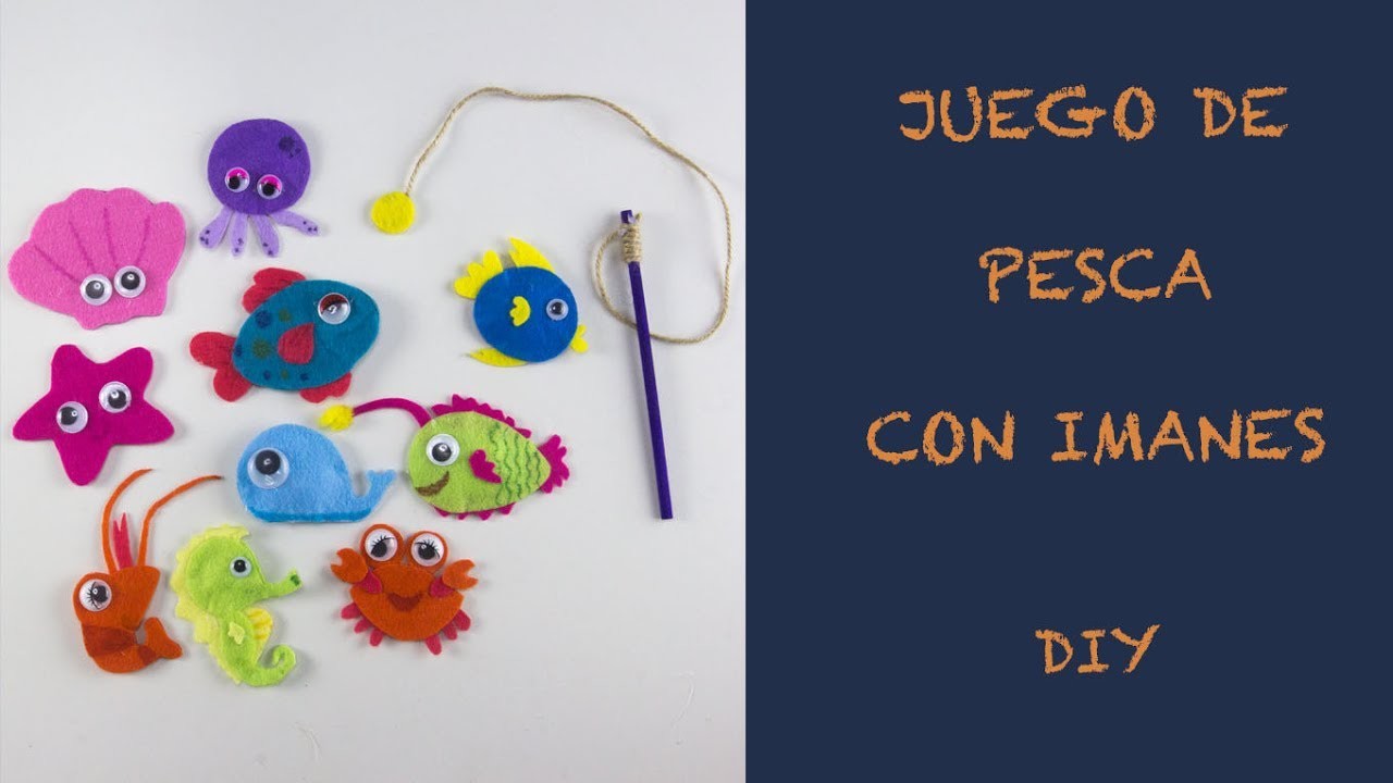 JUEGO DE PESCA CON IMANES - DIY