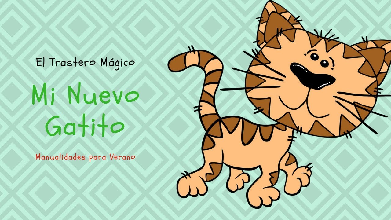 MI NUEVO GATITO???? Manualidades con tubos de cartón PARA VERANO.