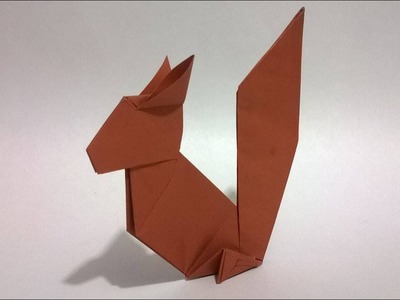 Origami ardilla de papel - How to make a paper Squirrel