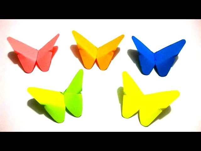 Origami Mariposa: Mariposa de Papel - Fácil y Rápido.DIY - Manualidades