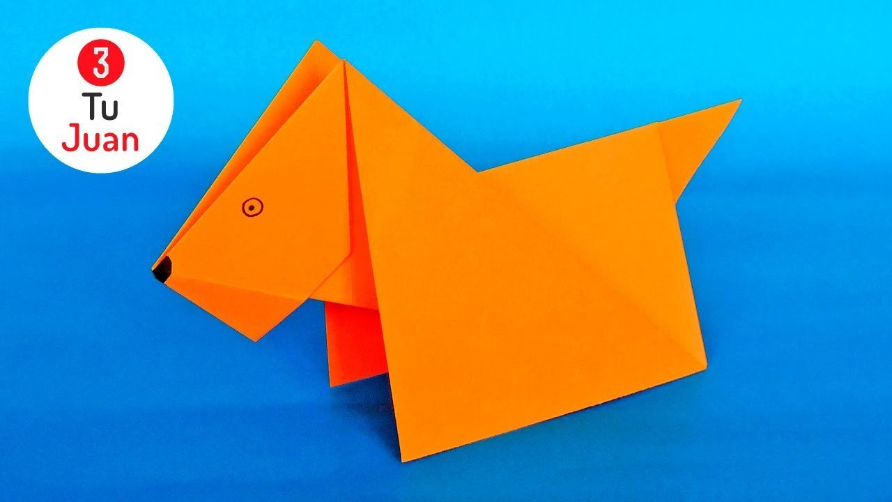 Perro de Papel - Origami ???? | JuanTu3