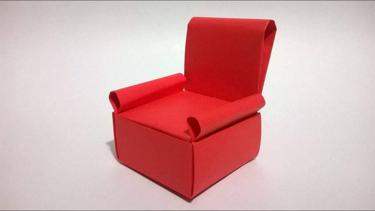 SOFA DE PAPEL - Origami How to make sofa