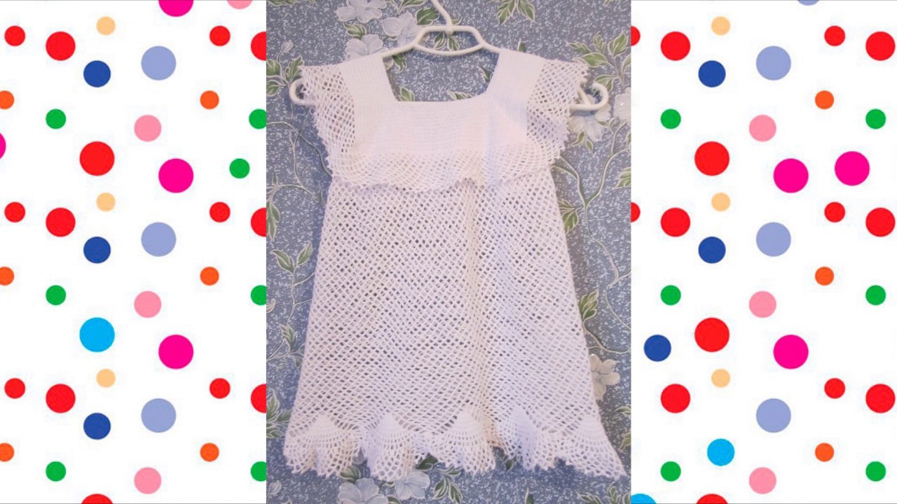 Vestido Blanco Crochet parte 1 de 3