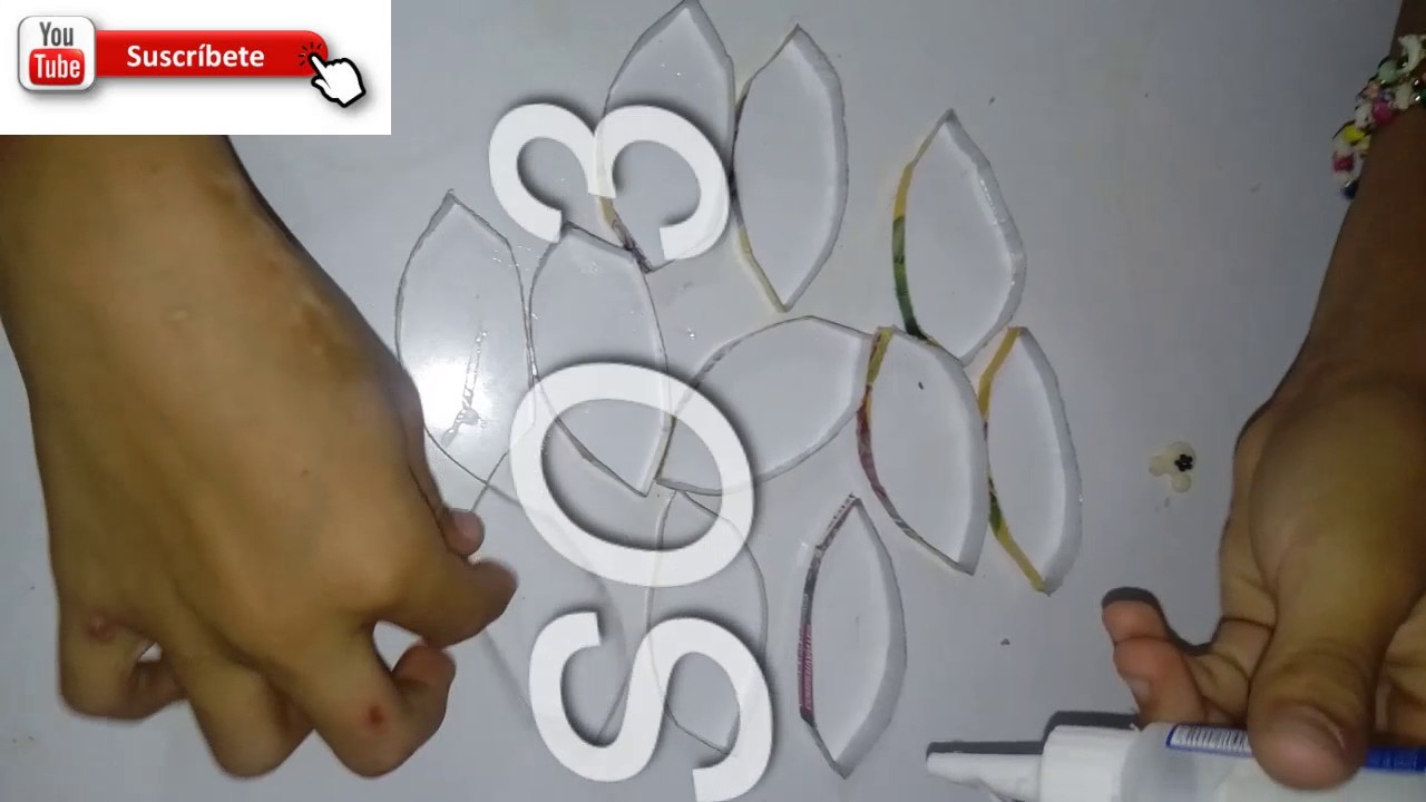 COMO HACER UNA FLOR COM MATERIAL RECICLAJE MANUALIDADES Y MAS¡¡¡¡¡¡¡