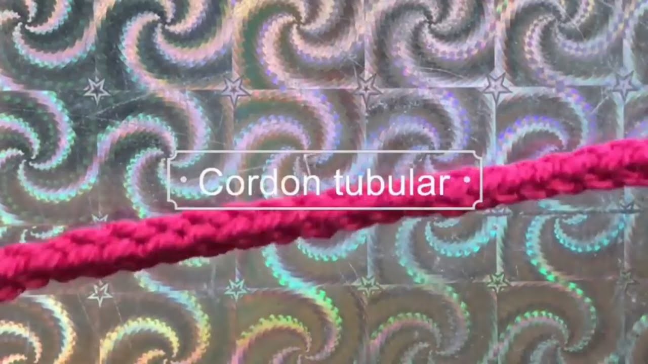 Cordón tejido a gancho ~ tubular •Nya Crochet