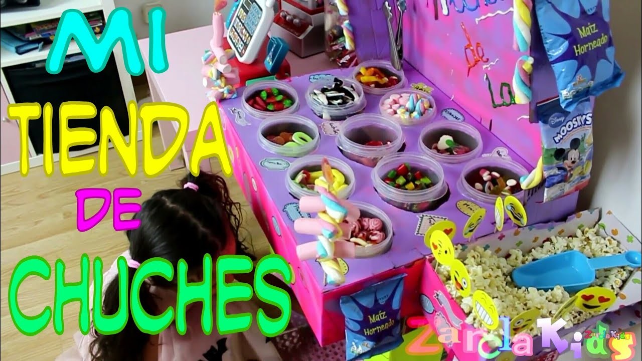 Crea tu TIENDA de CHUCHERIAS  - tienda casera MANUALIDADES