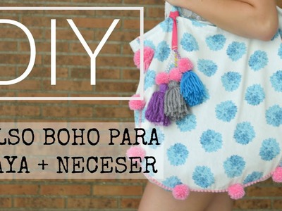 DIY - BOLSO PLAYA ESTILO BOHO + NECESER| Lorena Gil