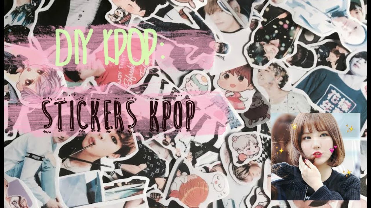DIY K-POP: Stickers♡ ~ Dos formas de hacerlos | Kan Mc♡