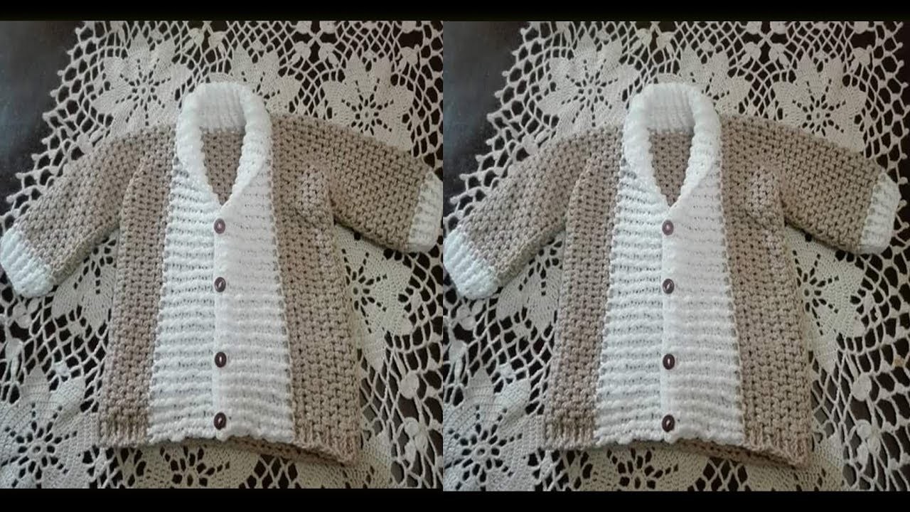 Jersey para Niños _ Tejido a Crochet o Ganchillo