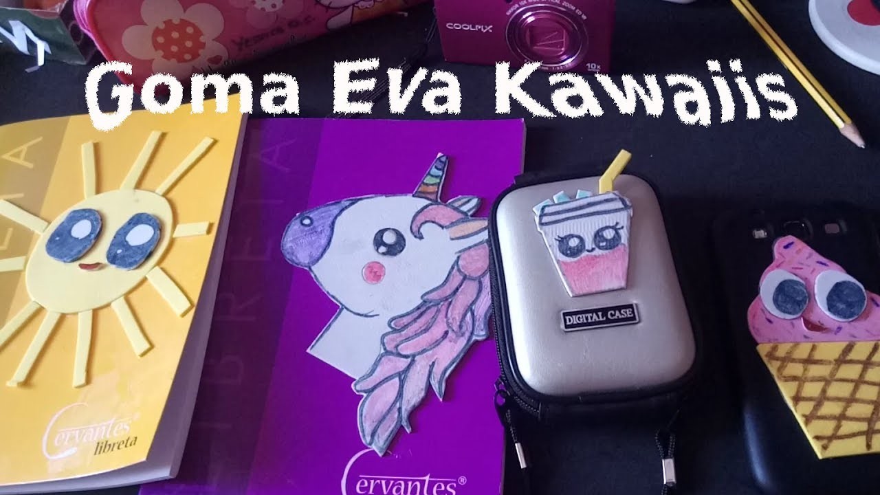 Manualidades Goma eva Kawaiis