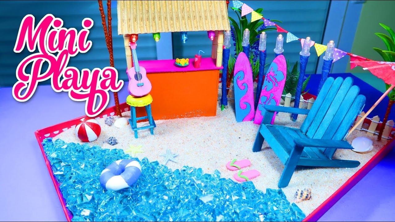 Manualidades: haz una playa - jardín zen en miniatura - DIY anti estrés para decorar tu escritorio