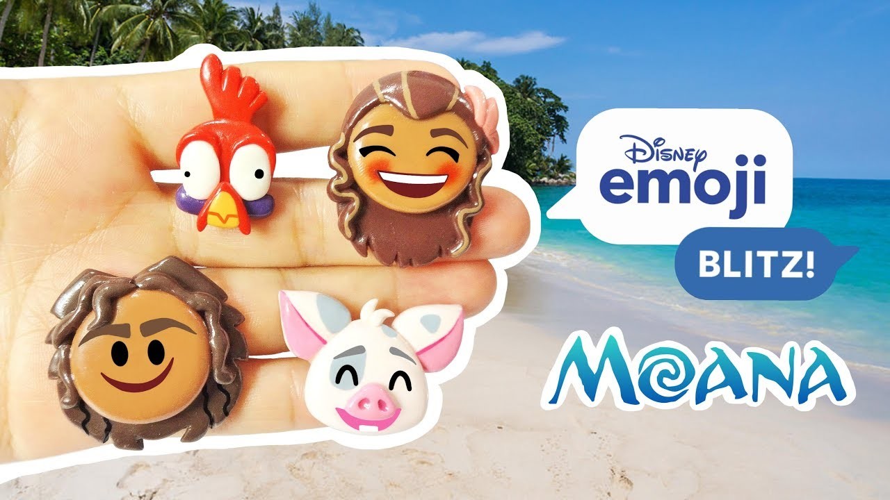 MOANA DISNEY EMOJI BLITZ! Manualidades Kawaii