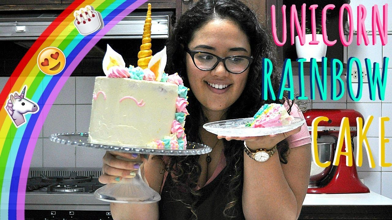UNICORN RAINBOW CAKE | Andrea Cevallos