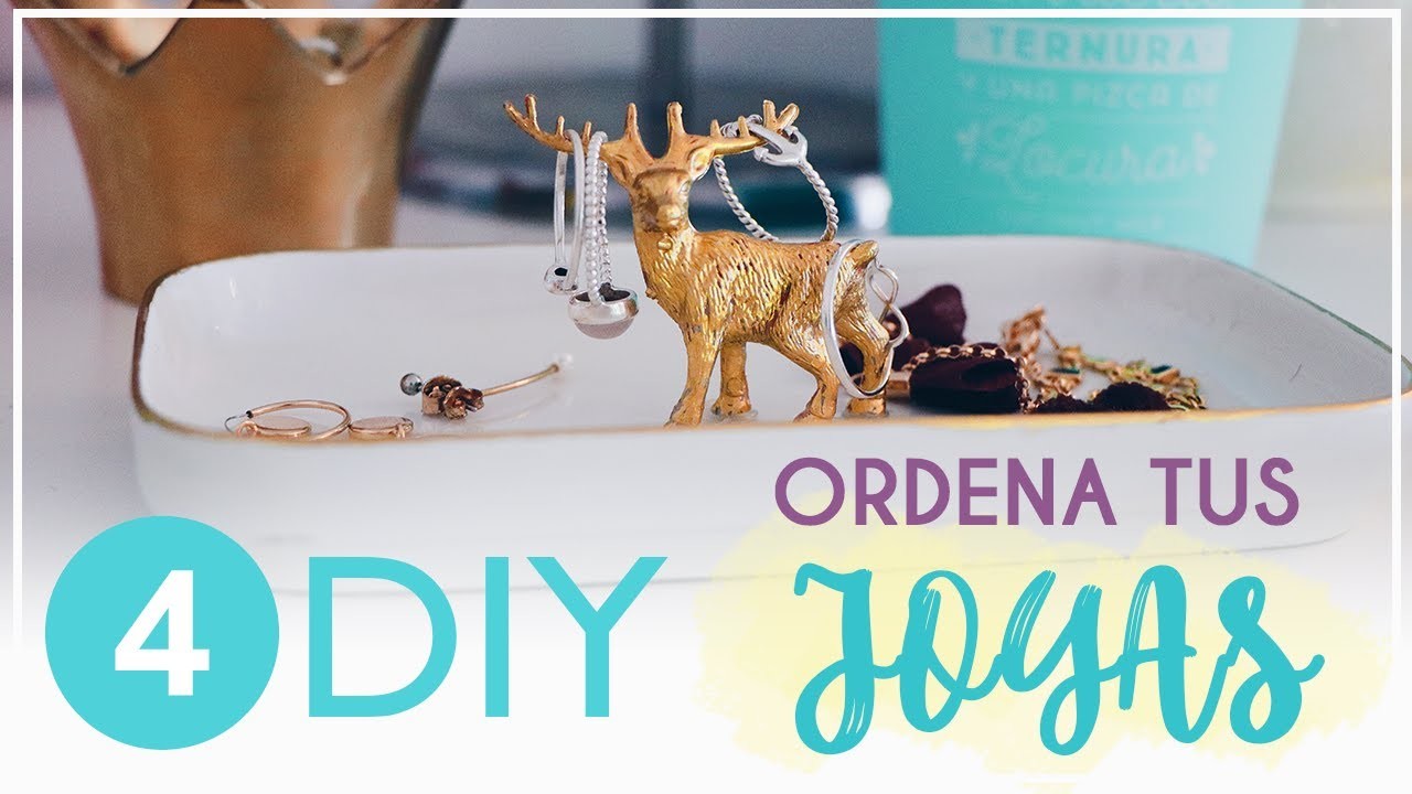 ※ 4 DIY: Organiza tus joyas • Decoración TUMBLR | Inés Alcolea