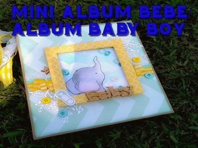 Álbum scrapbook bebe niño. álbum baby boy.inspiración.Cristina Su - Perú