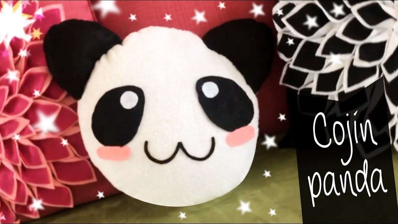 Cojín Panda estilo Kawaii  ????   Chuladas Creativas :: Cushion Panda DIY