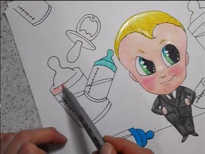 Como dibujar a JEFE EN PAÑALES o BEBÉ JEFAZO ILUSTRA SHOW
